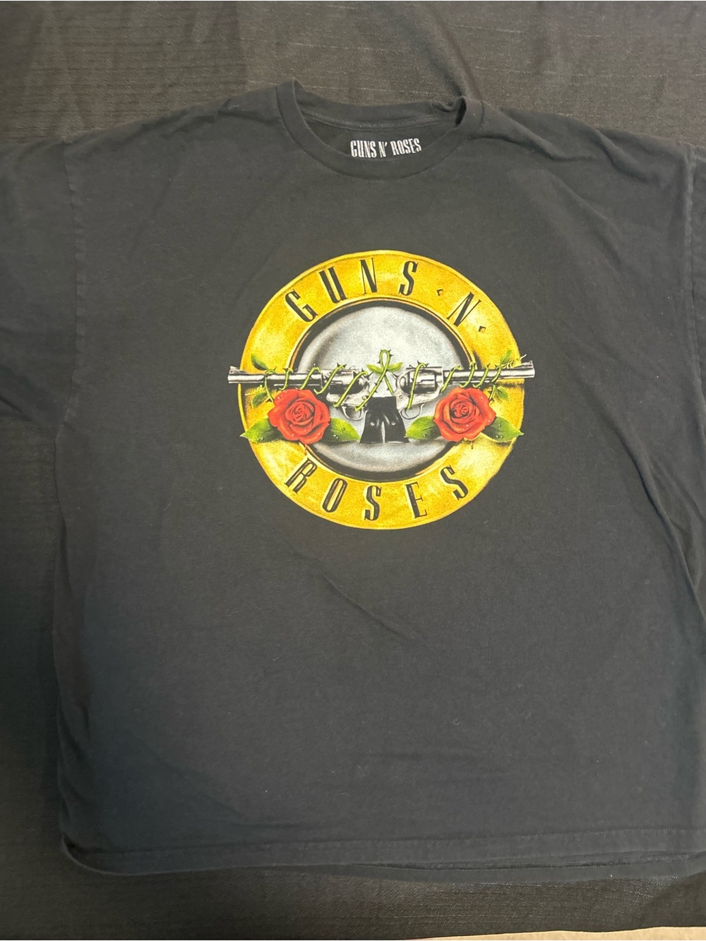 Black Graphic Band T-Shirt